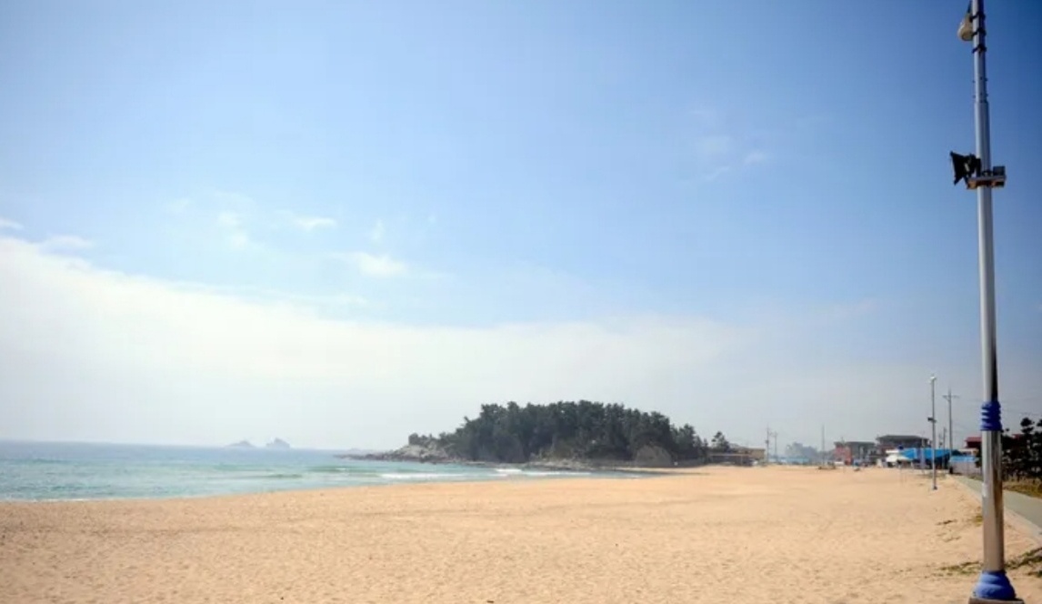송지호 해변 이미지