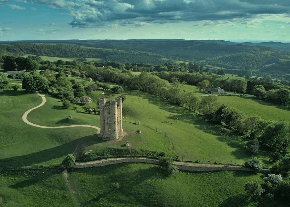 에델밸리의 푸른 숲의 모습