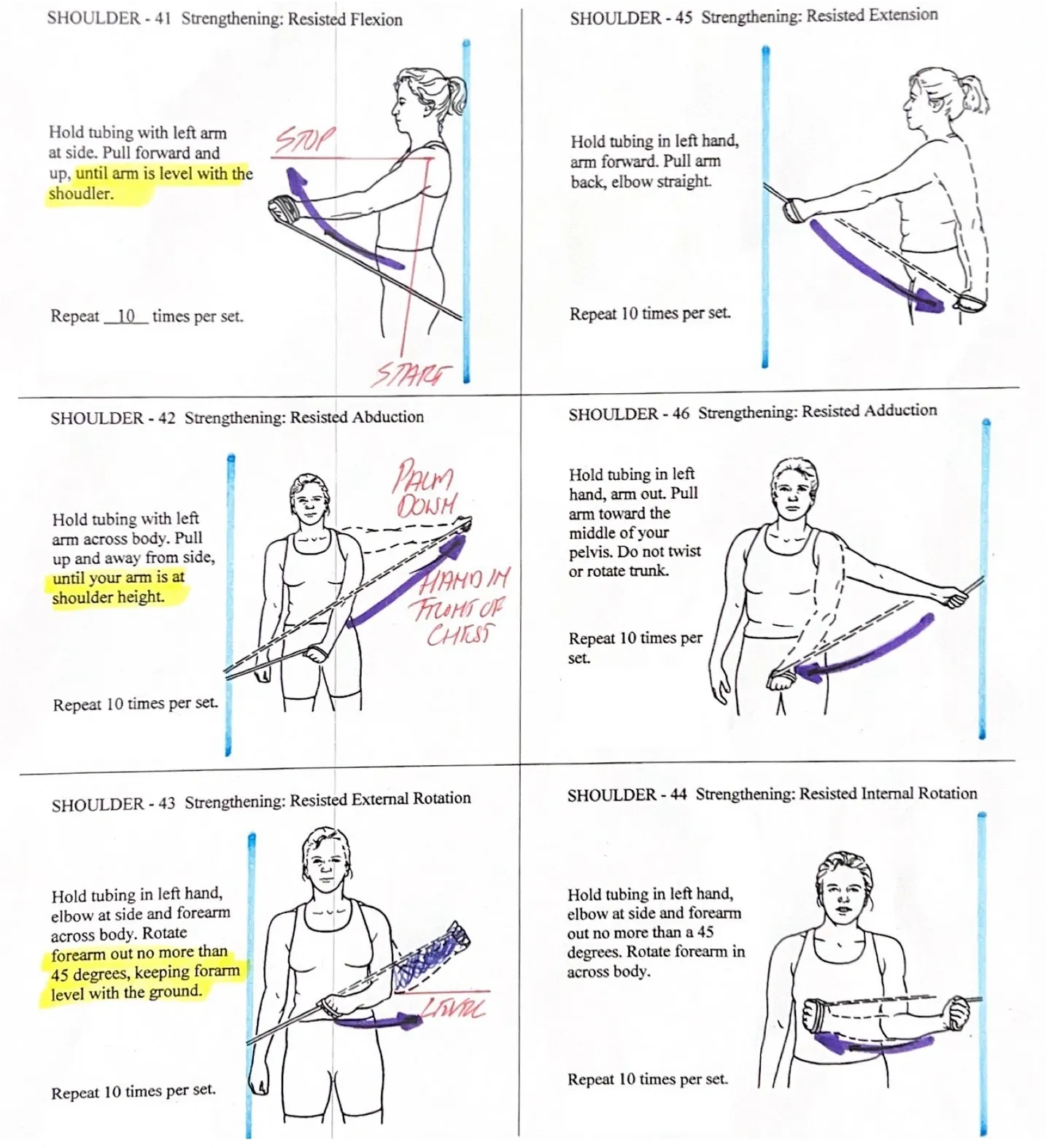 세라밴드를 이용한 충돌증후군 운동 재활