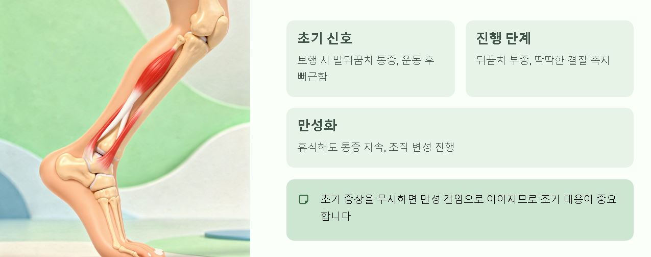 아킬레스건 염증 치료법