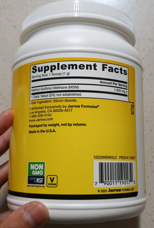 MSM-jarrow-재로우-효능-효과