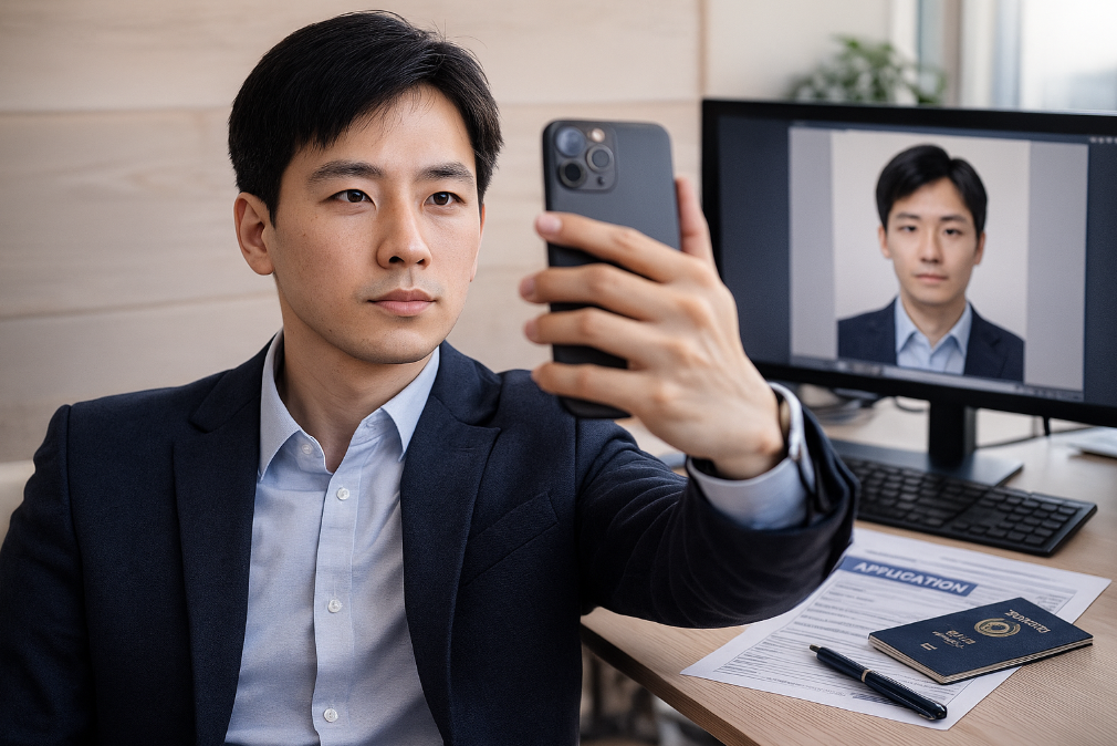 여권사진 셀카 촬영 실험, 과연 통과될까?