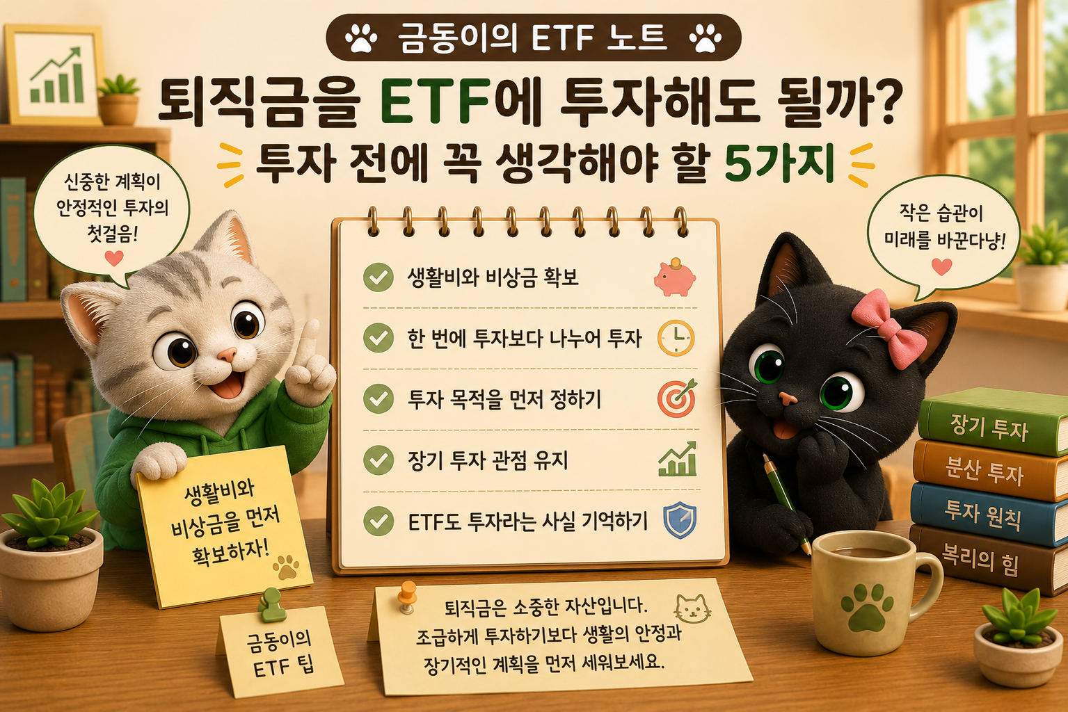 국내 주식ETF 퇴직금ETF 투자 해도 될까?