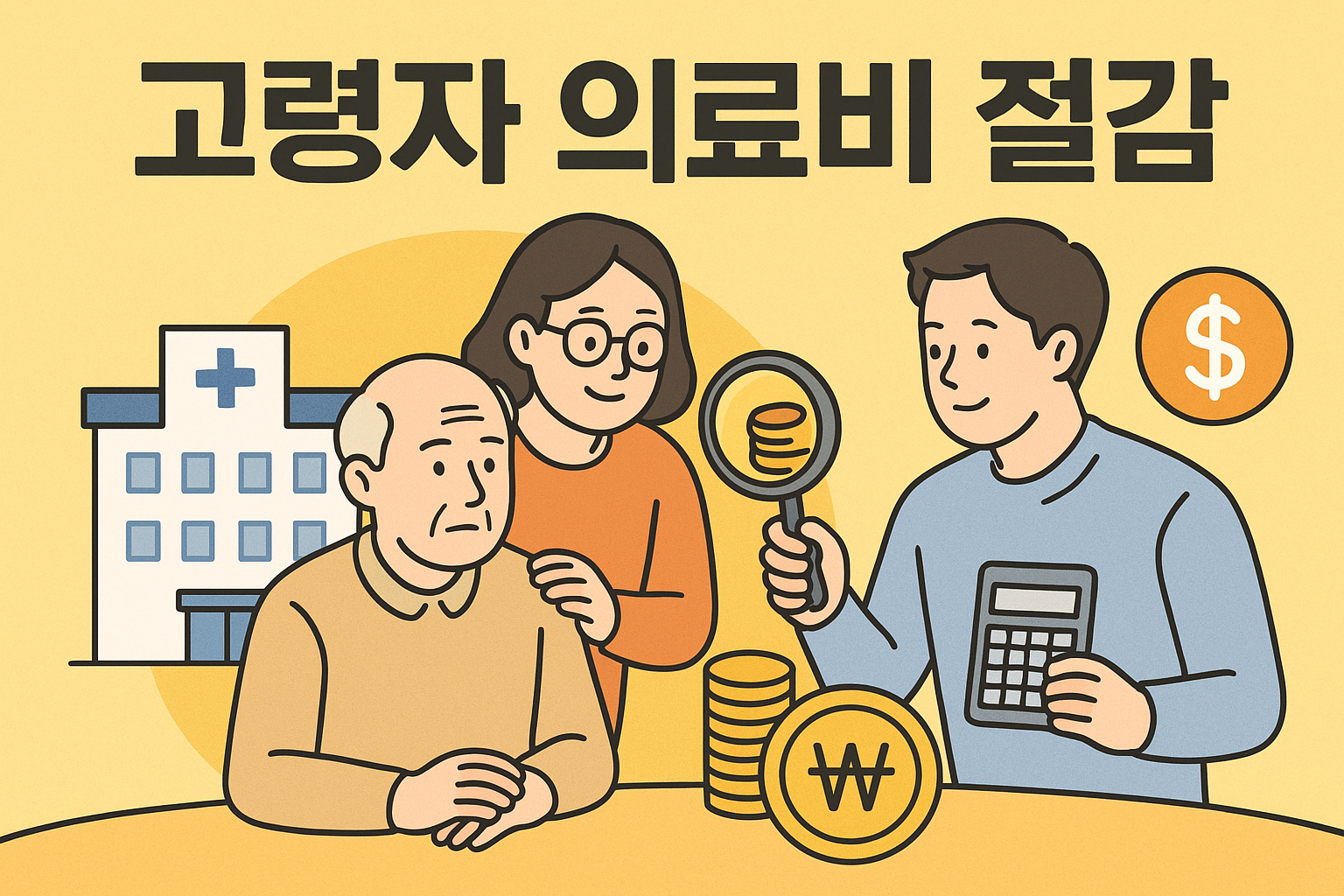고령자 장기입원·요양시설 지원금·감면제도 ① 의료비 즉시 절감법