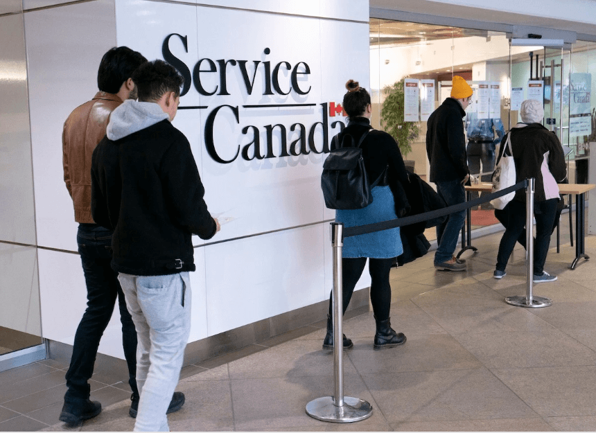 캐나다 서비스 방문하는 이미지