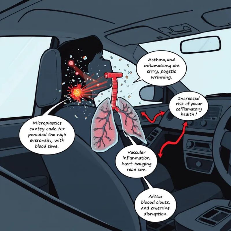 차량 내 미세플라스틱, 건강에 어떤 영향을?
