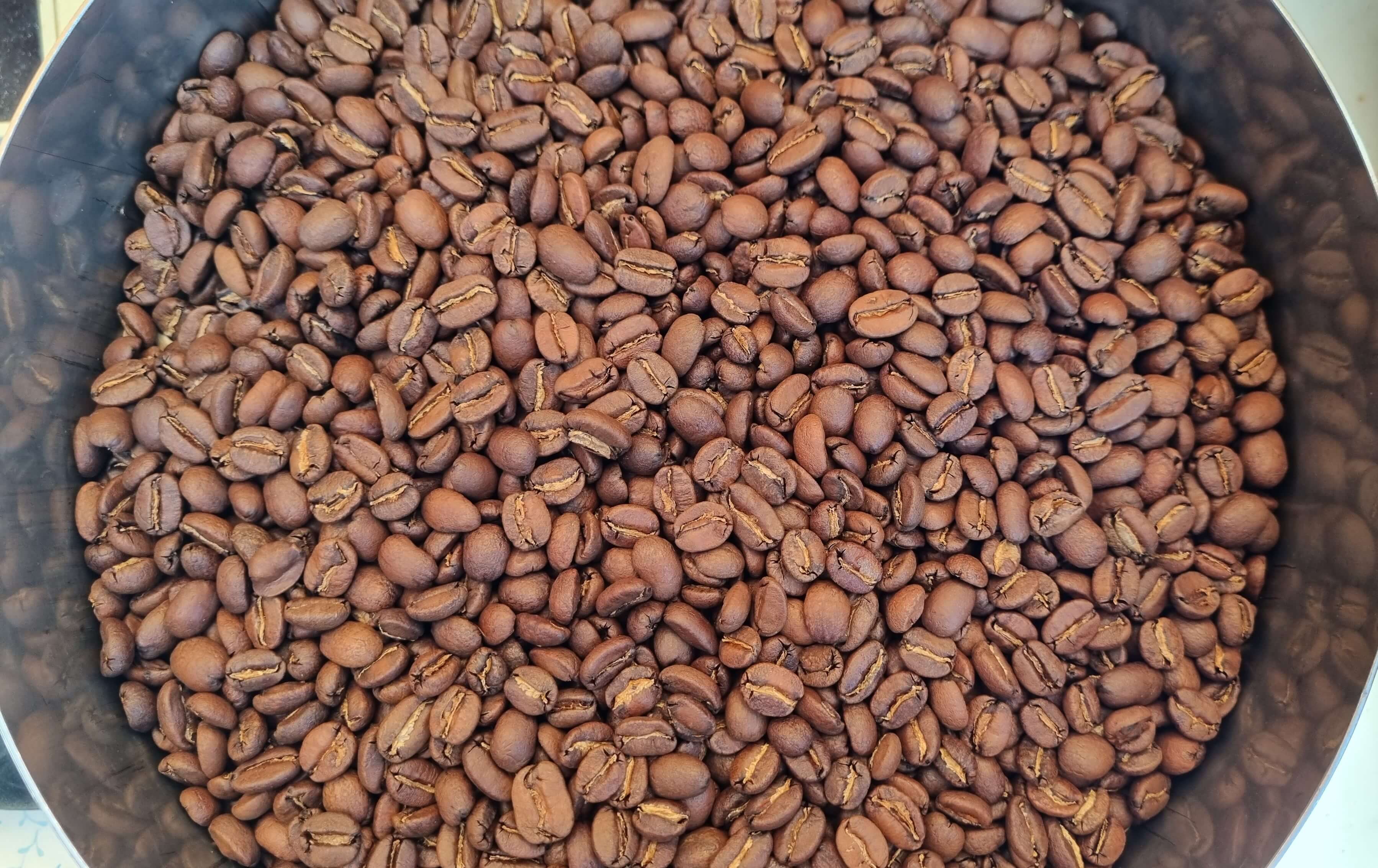 직접 로스팅한 원두 과테말라 아카테낭고 사진입니다.