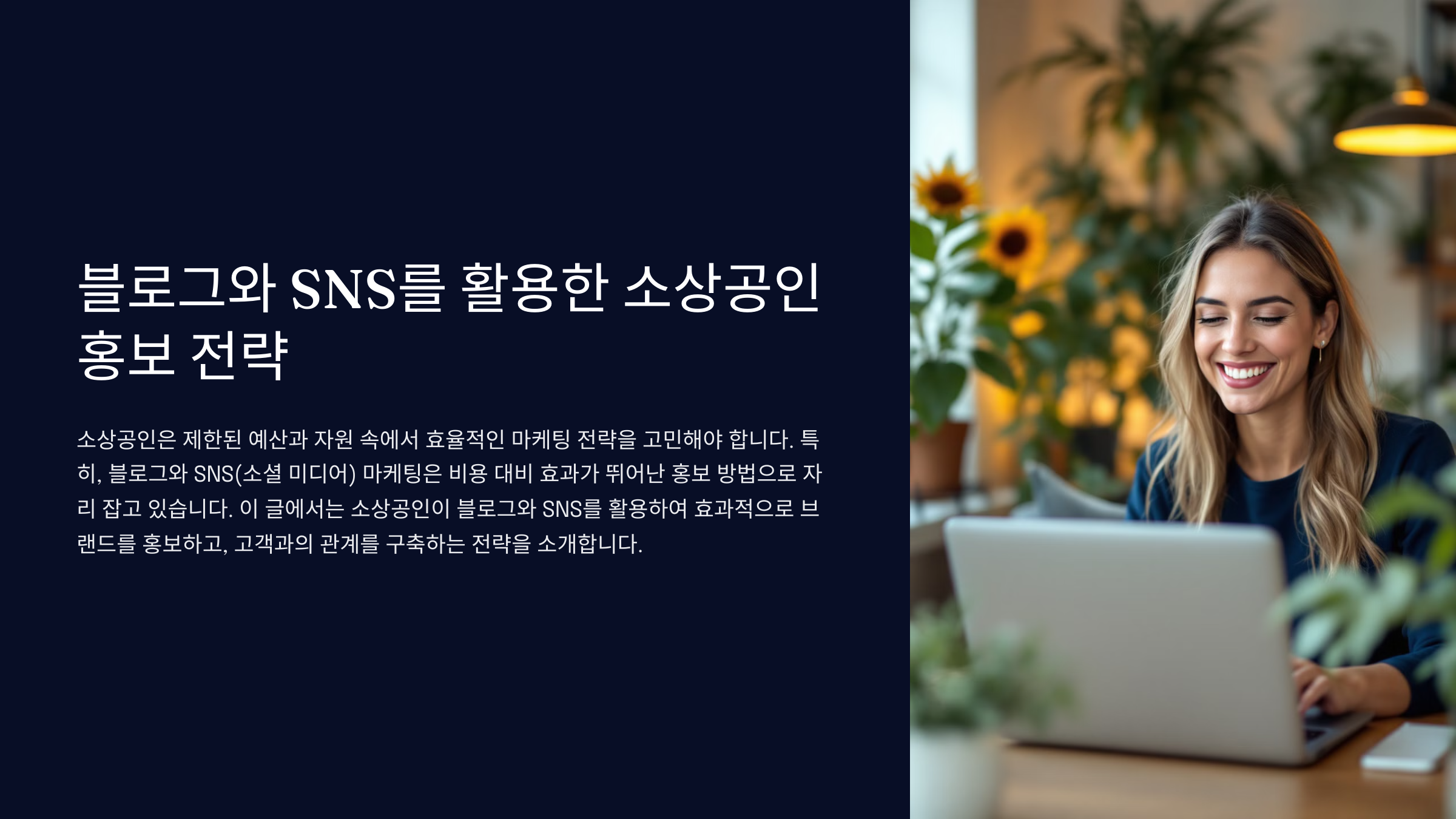 블로그와 SNS를 활용한 소상공인 홍보 전략