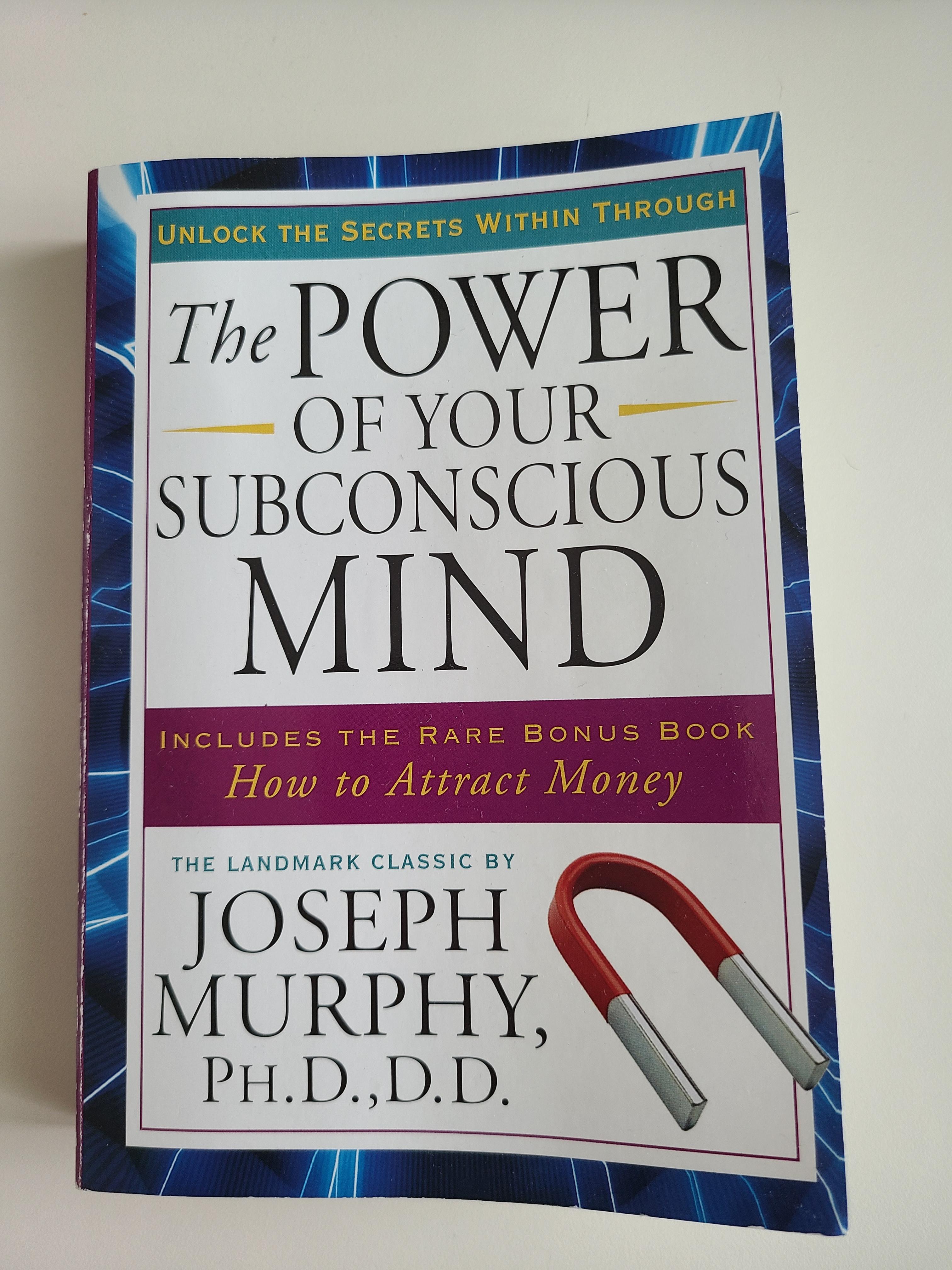 Joseph Murphy's The Power of Your Subconscious Mind book cover