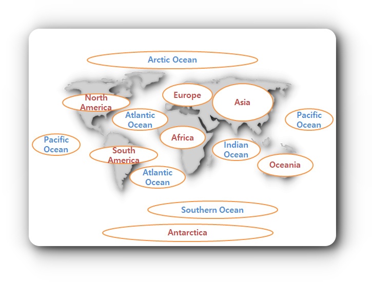 5대양-7대주-위치