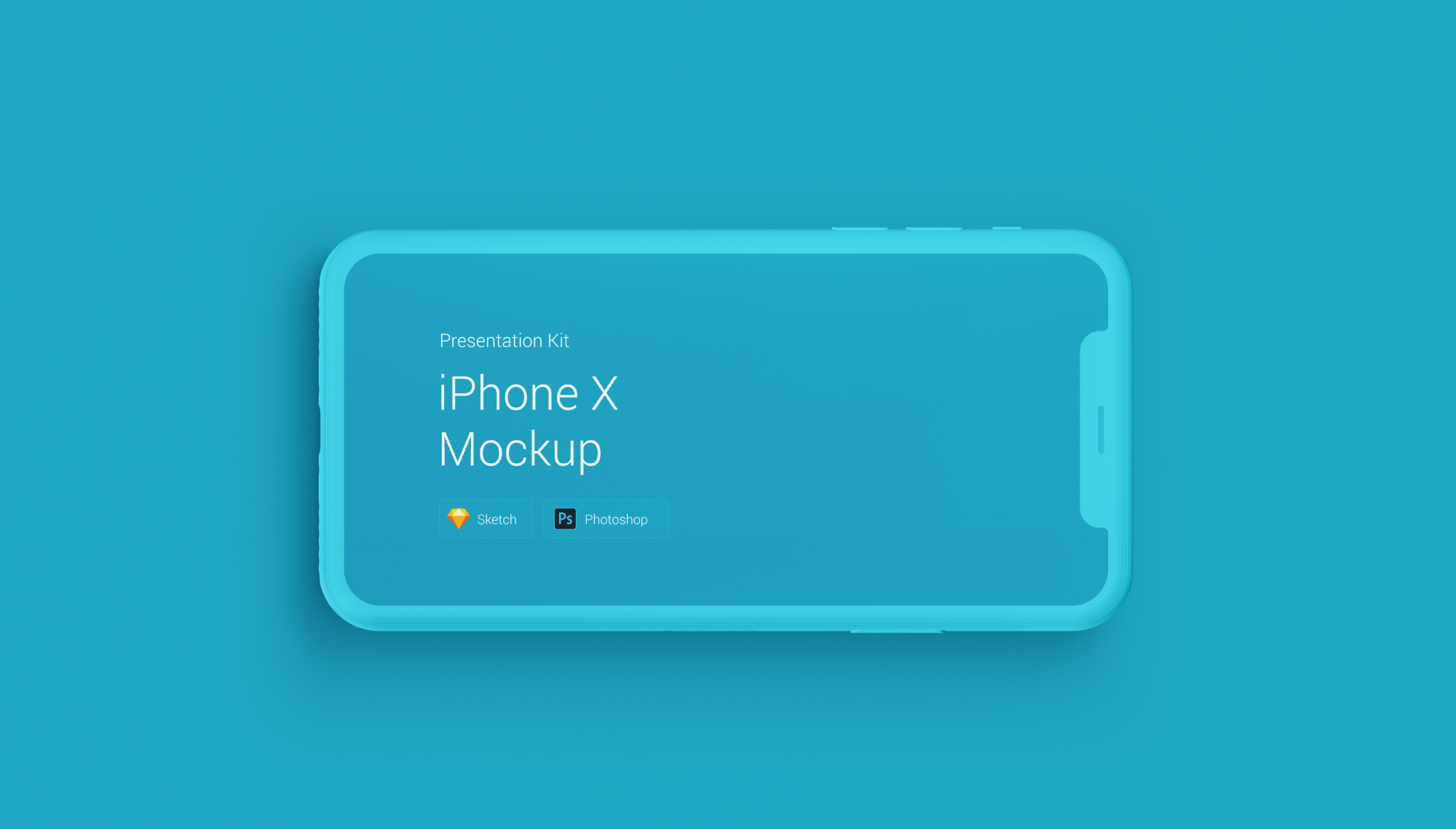 아이폰 X 목업 번들 가로형태 (2)
