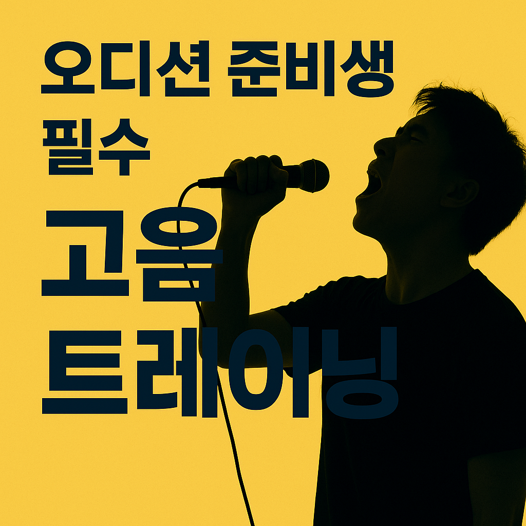 오디션 준비생 필수 고음 트레이닝 (음정, 발성법, 긴장 해소법) 관련 사진