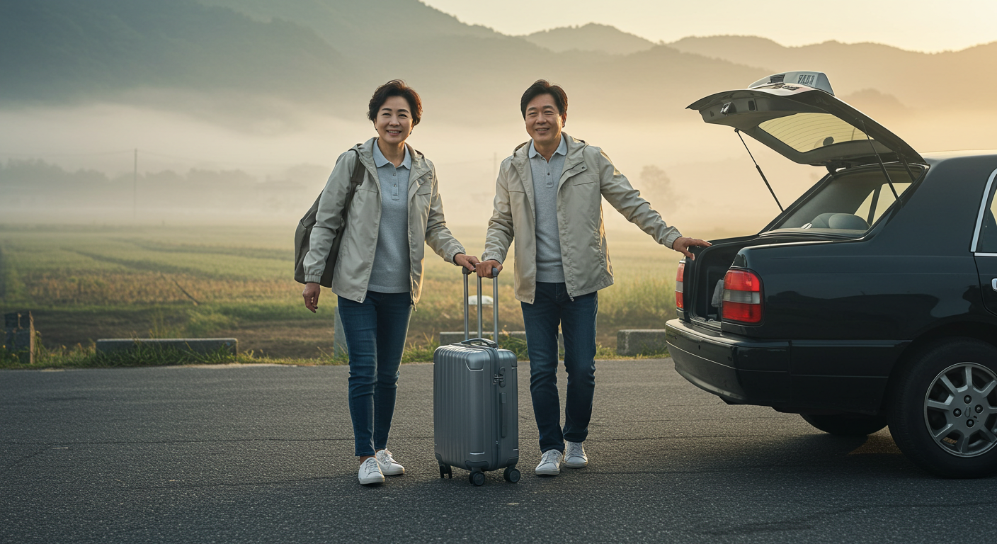 강진에서 인천공항 장거리 이동, 쏘쿨택시로 여유롭게 출발하세요 인포그래픽