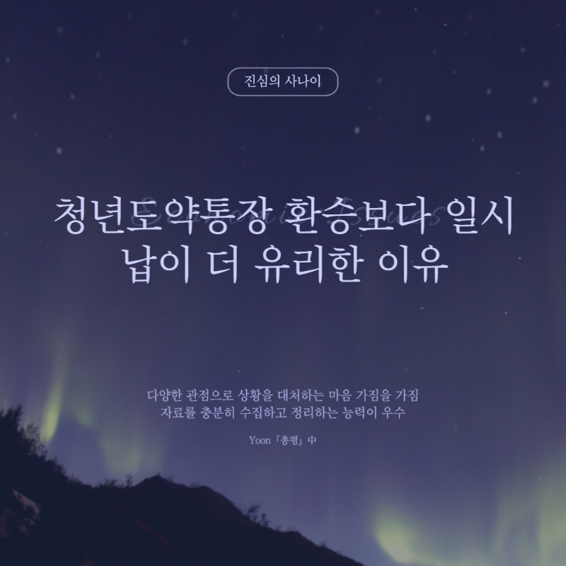 청년도약통장