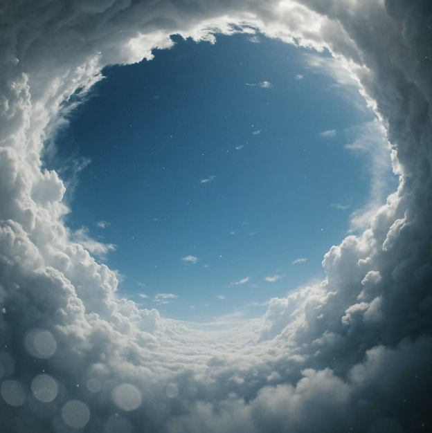 맑은 하늘의 비밀, 하강기류