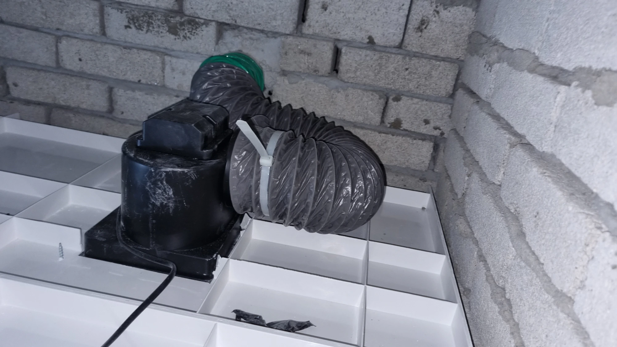 화장실 환풍기 전동 댐퍼