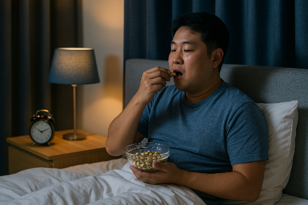 밤에 피스타치오 먹고 자면 아침 혈당이 달라집니다