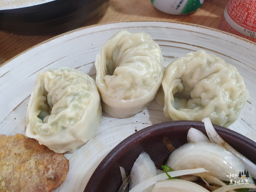 정선 수제비가 만두