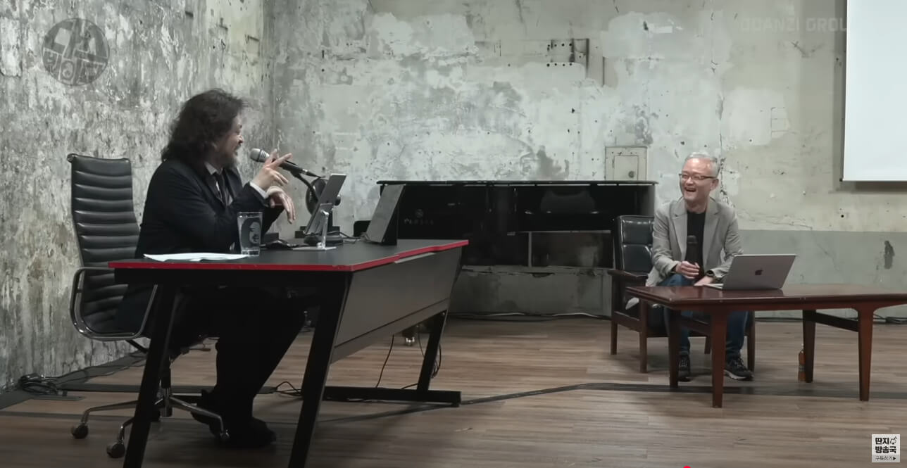 박태웅 의장, 김어준 대담 이미지