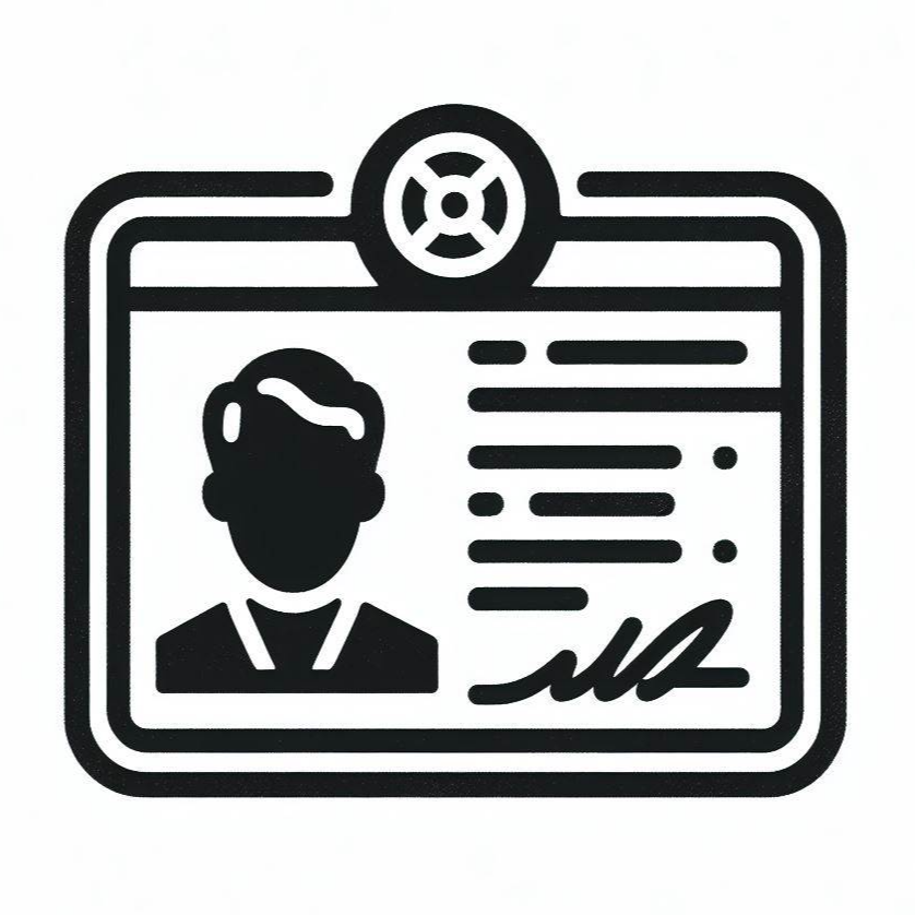 운전면허 로고