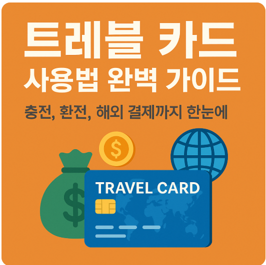 트레블 카드 사용법 완벽 가이드 ❘ 충전, 환전, 해외 결제까지 한눈에