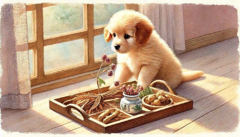 강아지 전용 한방 치료에 대한 이미지