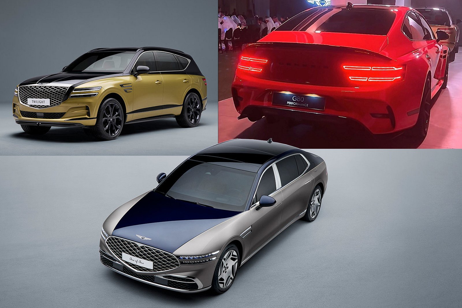 제네시스 GV80 트와일라잇 에디션, G80 퍼포먼스, G90 One of One