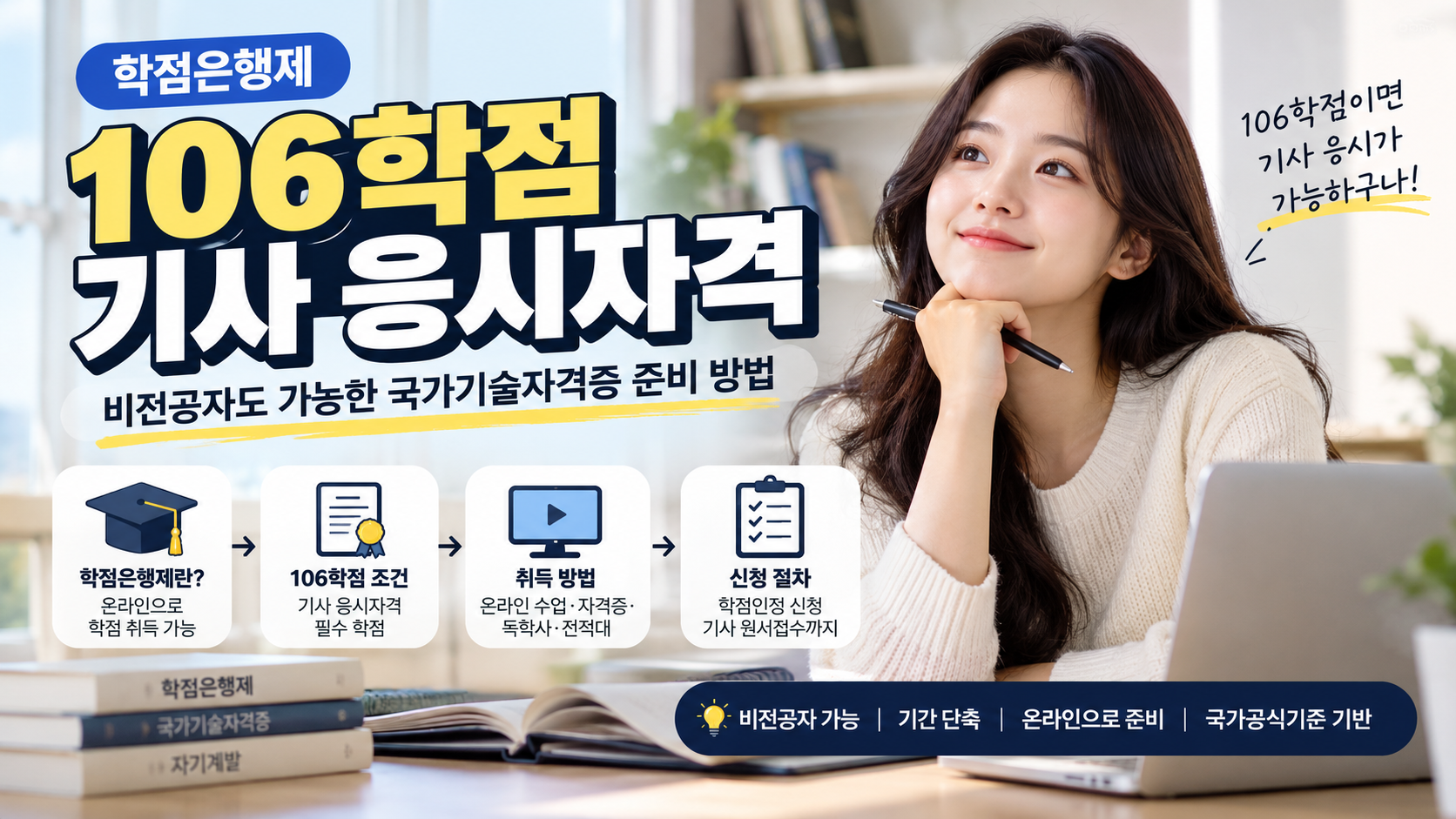 학점은행제 106학점 기사 응시자격