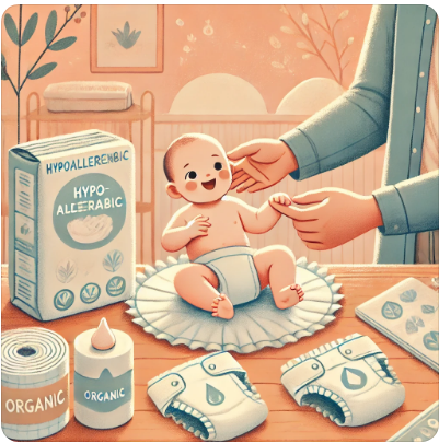 민감성 아기 피부용 기저귀 선택 가이드: 소재, 두께, 피부자극