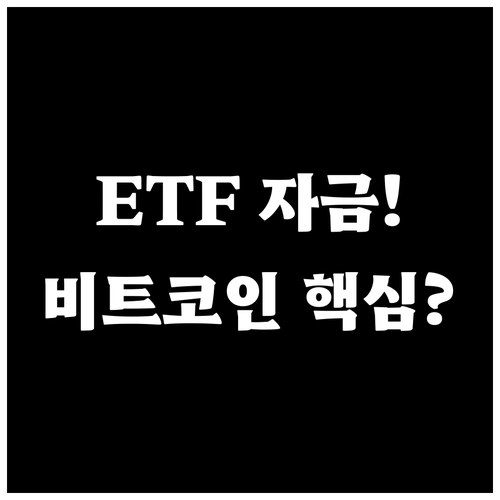 비트코인 투자 성공 핵심 동인 ETF..
