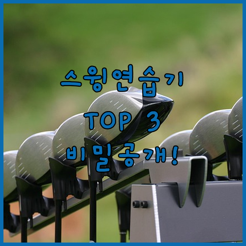 골프 스윙연습기 추천 TOP 3 특징..