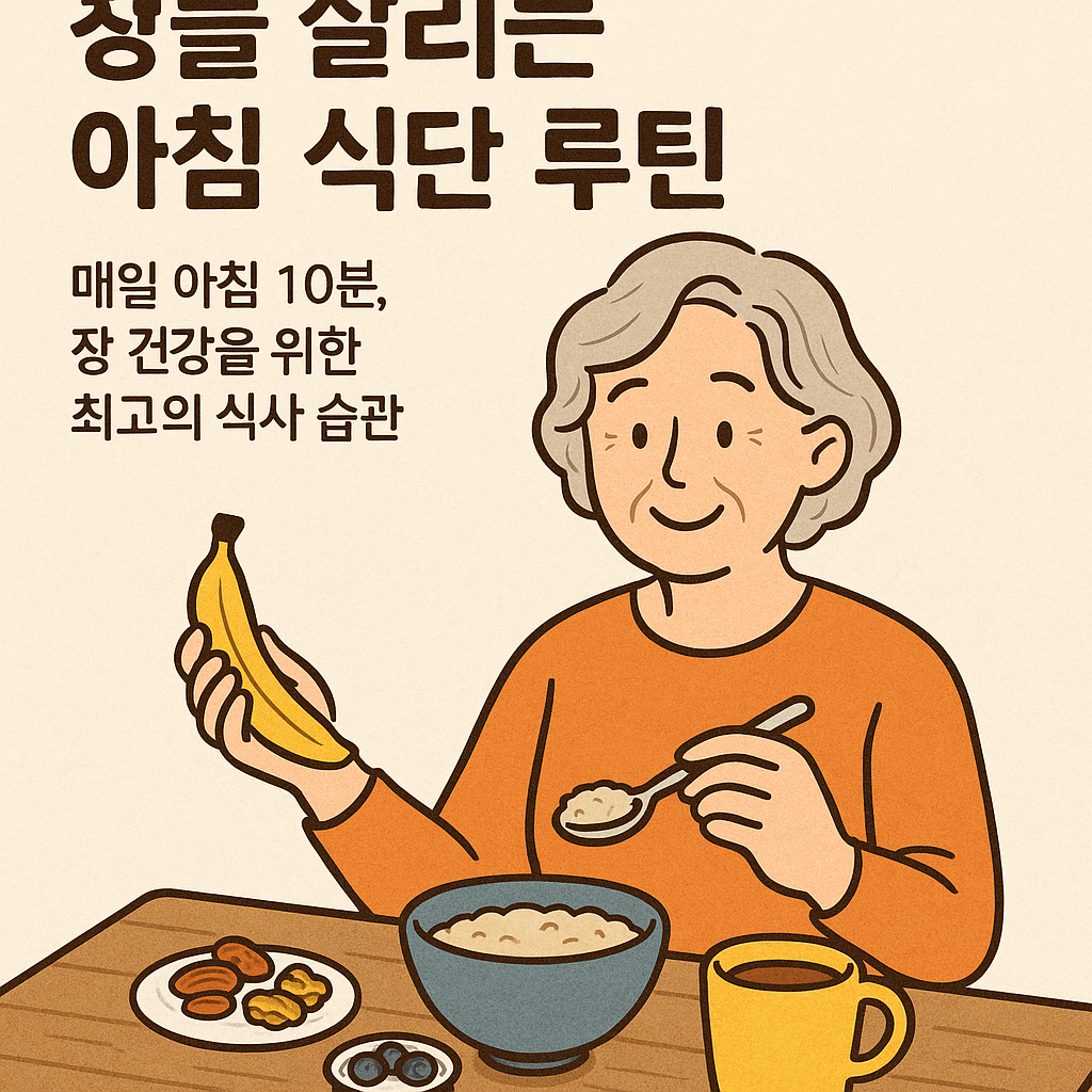 장을 살리는 아침 식단