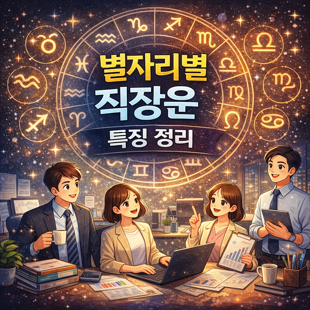 별자리별 직장운 특징 정리