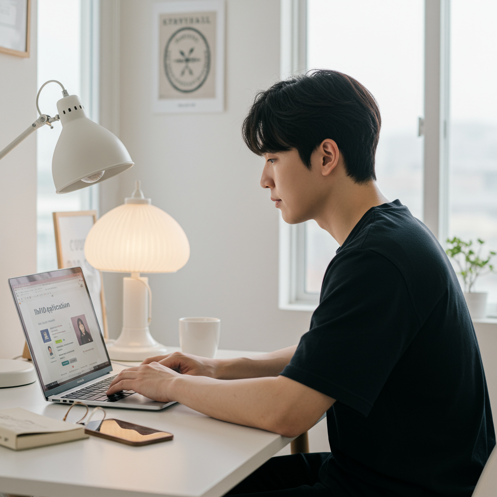 모바일 주민등록증 온라인 발급방법