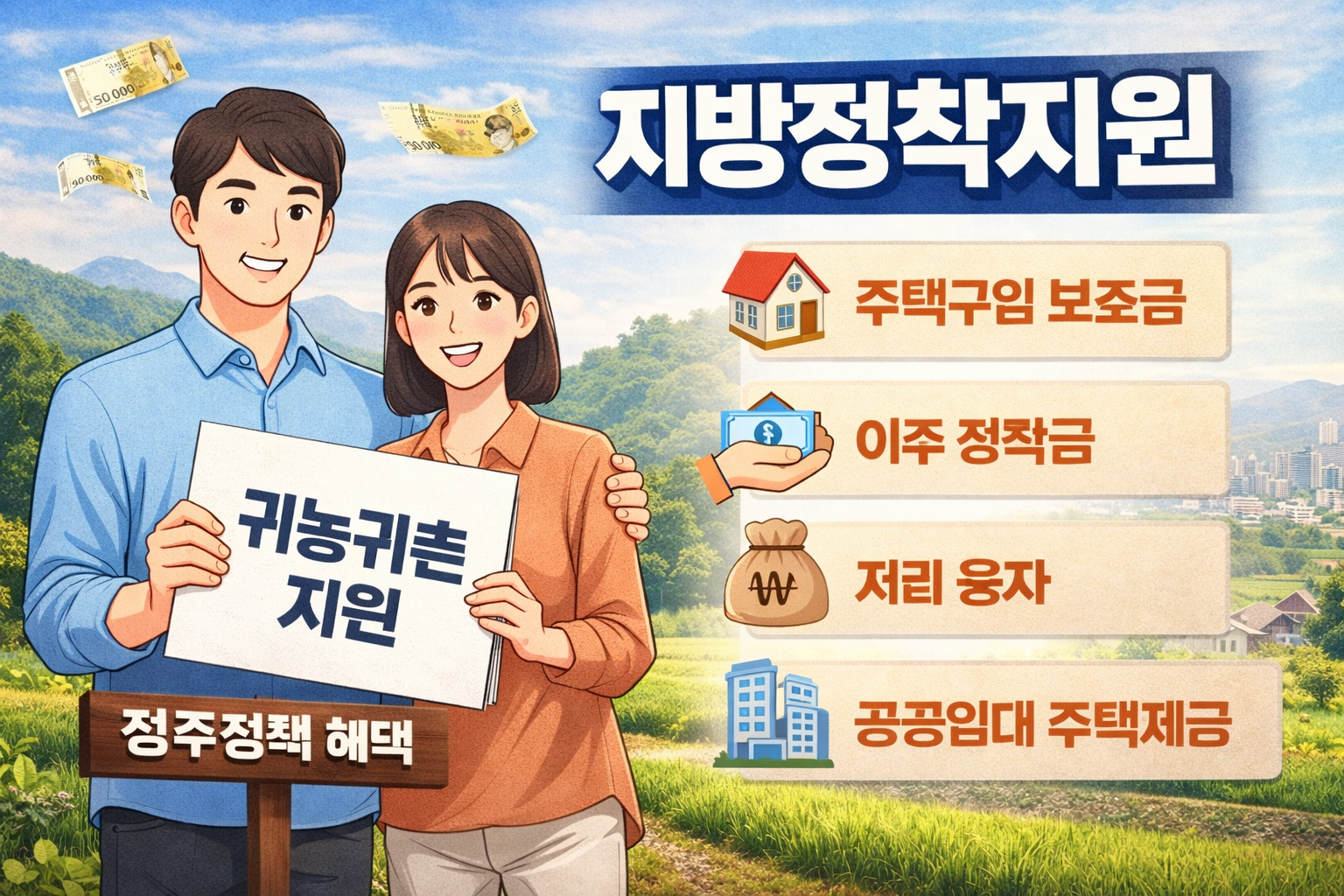 정주정책으로 집 구하면 손해일까? 이득일까? 