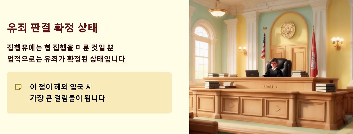 집행유예 기간중 해외 여행 주의사항