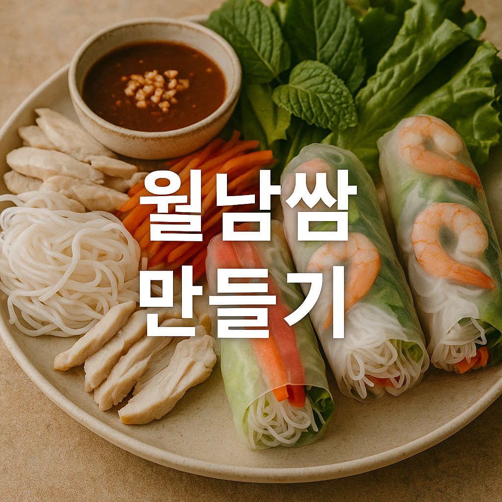 월남쌈 만들기