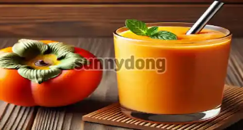 냉동 홍시 활용, 스무디 이미지