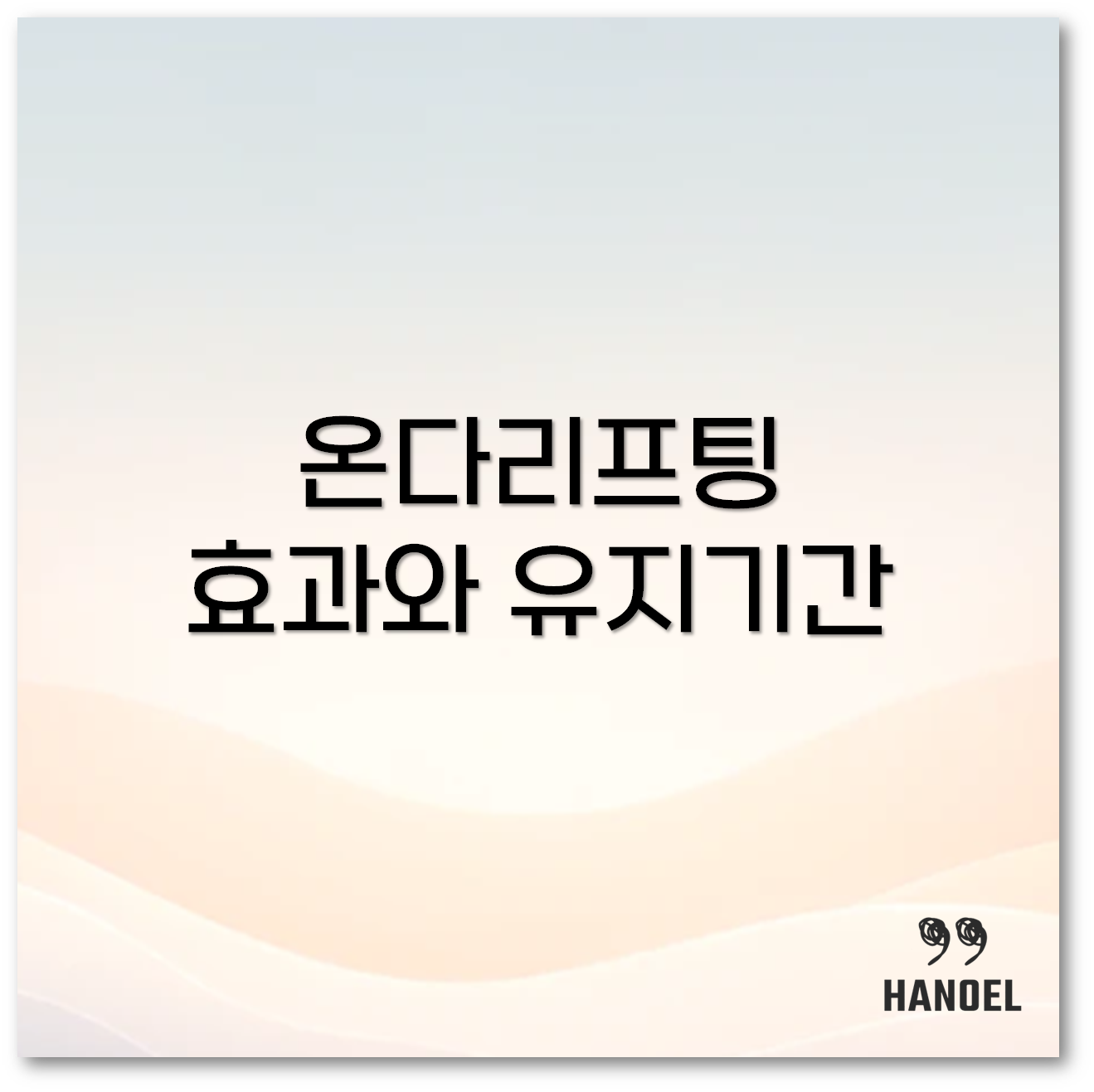 온다리프팅 1