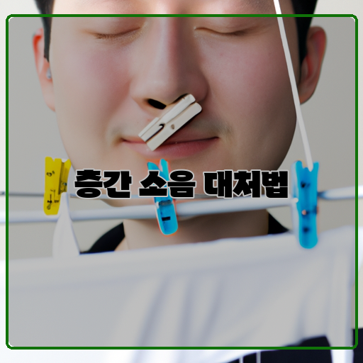 층간 소음 대처법