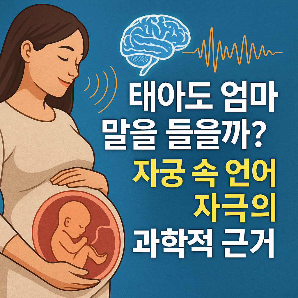 태아도 엄마 말을 들을까? 자궁 속 언어 자극의 과학적 근거