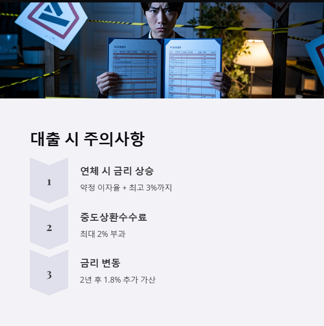 대출 시 유의해야 할 사항