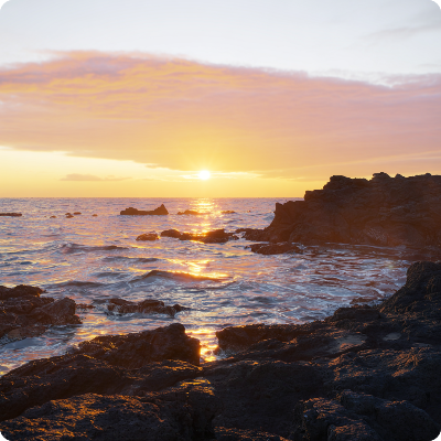 제주도 새해 일출 해돋이 명소 가상 이미지