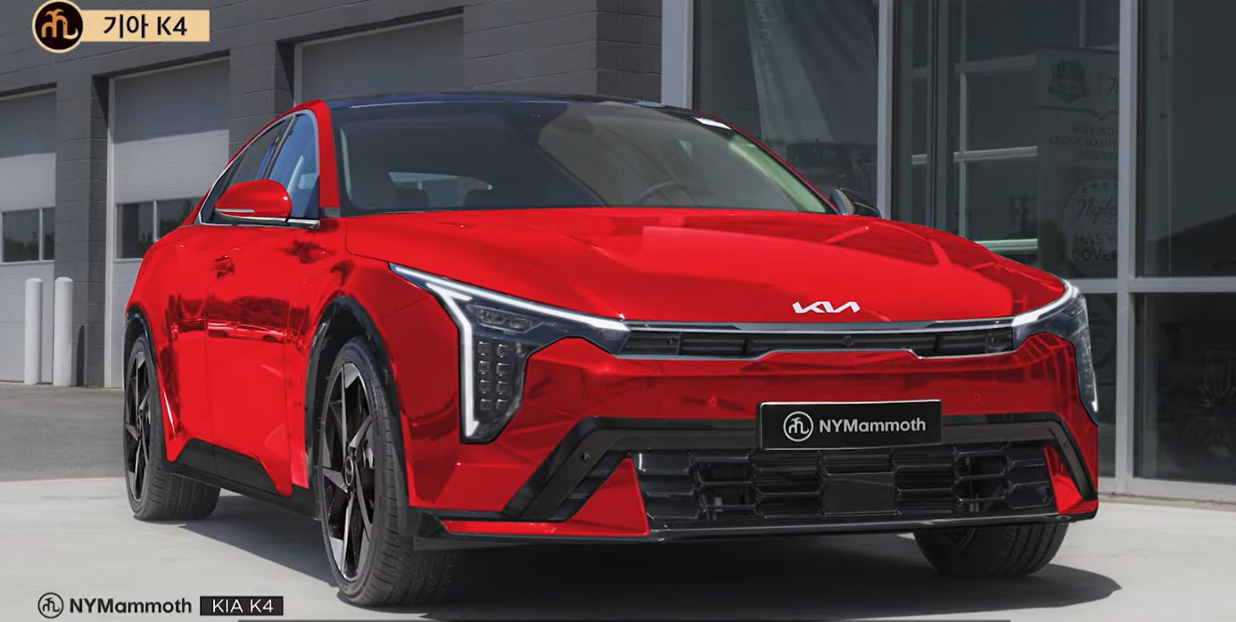 기아가 내년 선보일 차세대 준중형 세단 'K4(K3 풀체인지)&rsquo;의 완성도 높은 예상도가 등장했다.