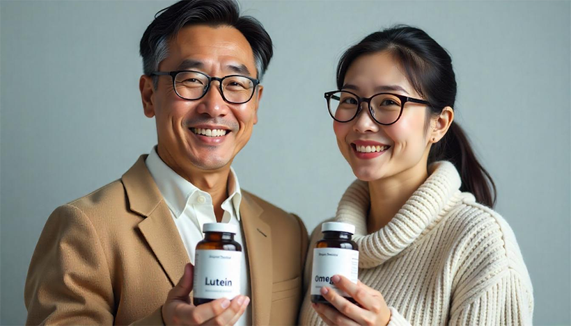 눈 건강 필수 영양제 (루테인, 아스타잔틴, 오메가3)