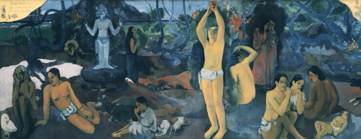 우리는 어디서 왔는가? 우리는 무엇인가? 우리는 어디로 가는가? 고갱작품