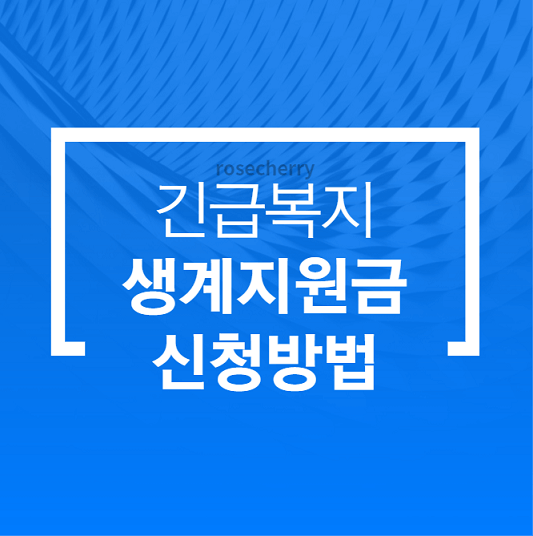 긴급복지-생계지원금-신청안내