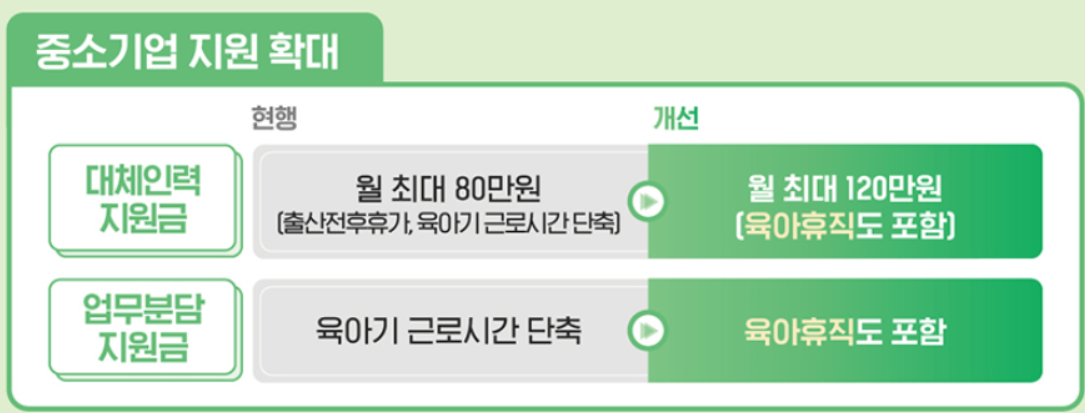 2025 육아휴직 급여 250만원 인상