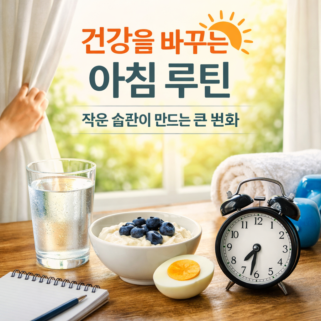 아침 루틴 하나로 건강이 달라지는 이유와 누구나 가능한 실천법