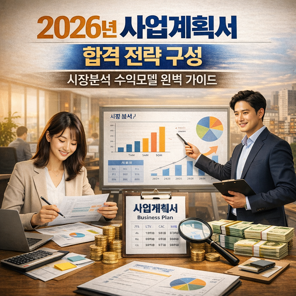 2026 사업계획서 합격 전략 구성 시장분석 수익모델 완벽 가이드